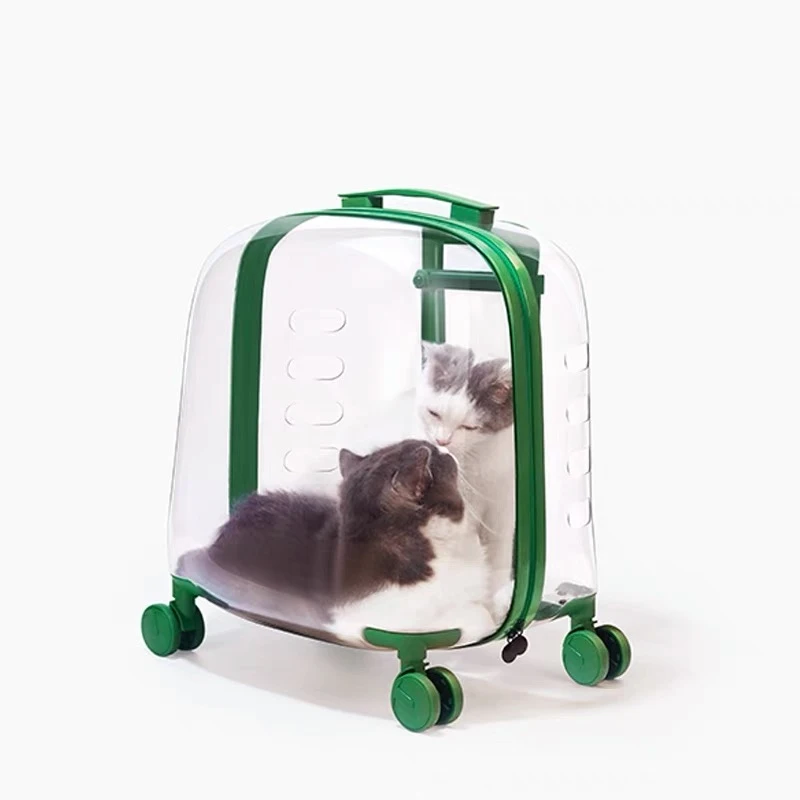 

Cat bag go out portable trolley suitcase Breathable Travel Outdoor For Dogs Cats handbag Packaging Carrying Pet Supplies