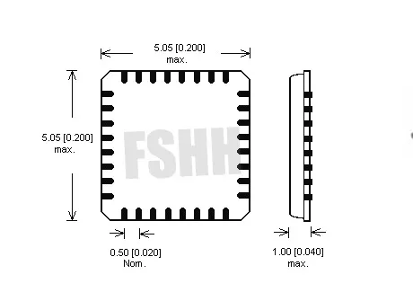 Imagem -05 - para Dip32 Programador Adaptador Dfn32 Mlf32 Qfn32 ic Teste Soquete Passo = 0.5 mm Tamanho = 5x5 mm Qfn32 Wson32