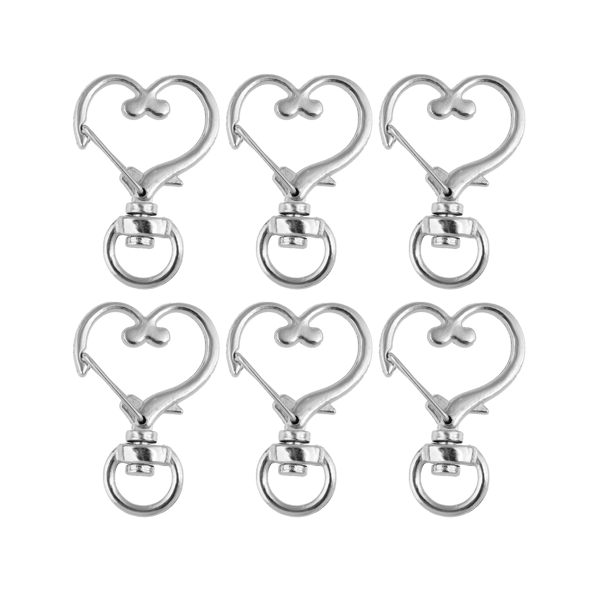 Металлический брелок в форме сердца в виде персика, 10 шт.