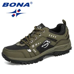 BONA-Chaussures de sport confortables pour hommes, baskets de randonnée en plein air, de jogging, de marche, nouvelle collection