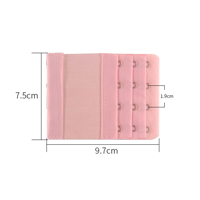 Bra Extenders Strap Buckle Extension 3 Rows 4 Hooks Bra Strap Extender Sewing Tool Intimates Accessories for Women Bra Strap