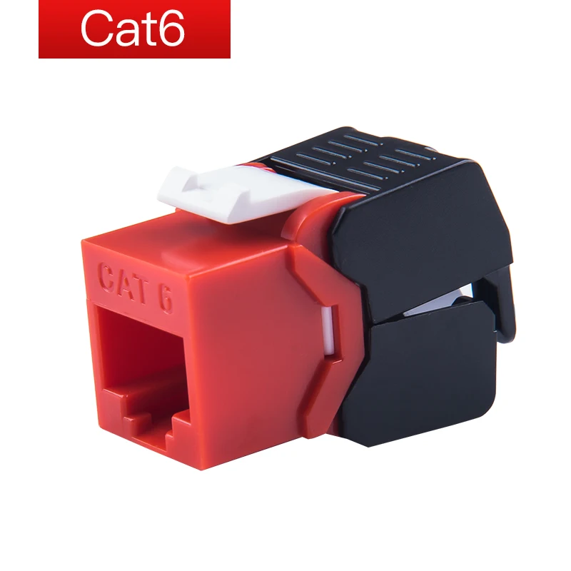 Imagem -02 - Utp Cat6 Jacks Chave de Pedra Rj45 para Lsa sem Ferramentas Terminação tipo sem Necessidade de Perfuração Ferramenta Adequada para Placas Faciais Painel de Patch em Branco