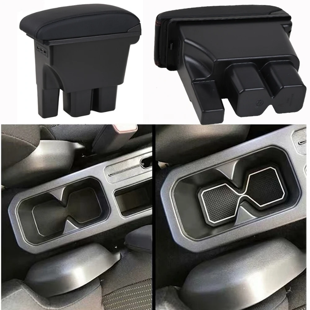 

For Suzuki Jimny Armrest Box Arm Elbow Rest Central Console Storage Car Accessories Interior with USB Cup Holde LED