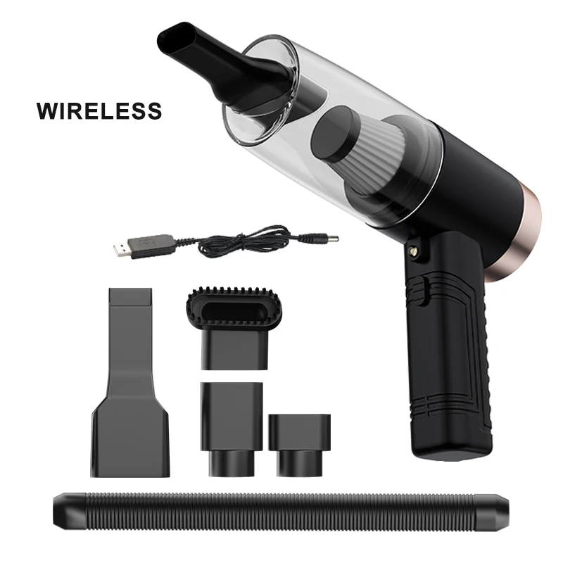 コードレスハンド掃除機,ポータブル掃除機,高出力サイクロン,車,家庭,ペットの毛用のウェットおよびドライ掃除機
