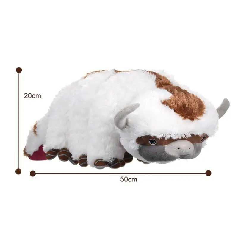 50cm New APPA Plush Anime Kawaii Avatar The Last Airbender Appa Plush Toys TV Series Plush Appa Avatar Stuffed Dolls Kids Toys