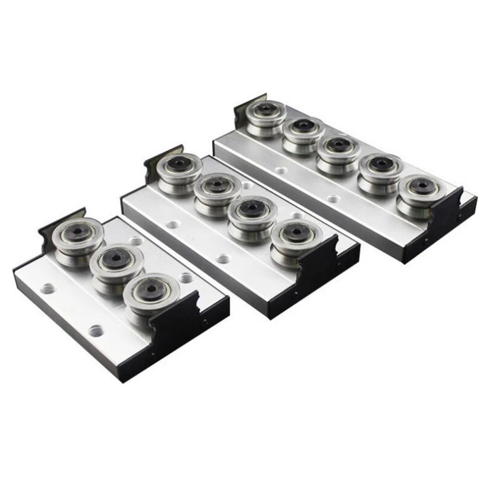 1 PCS SGR linear guide slider SGB locking positioning square aluminum alloy multi-wheel slider 3, 4, 5 round not include Guide