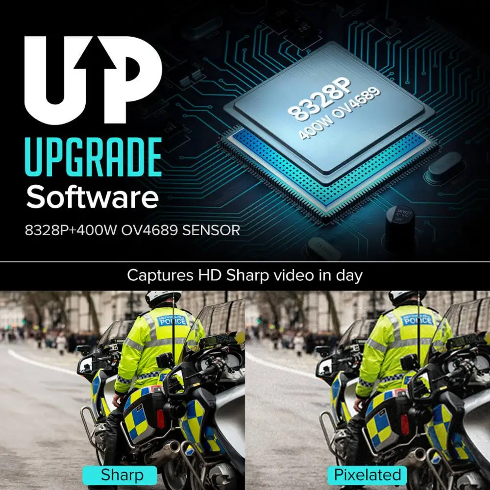 BOBLOV KJ21 برو بوديكامير HD1296P KJ21 تحديث كاميرا لرجال الشرطة كاميرا مراقبة صغيرة على الجسم كاميرا للرؤية الليلية عدسة خارجية