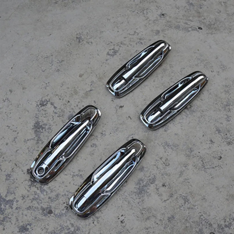 Chrome Exterior Door Handles Covers For Chevrolet Lacetti Optra Daewoo Nubira Suzuki Forenza Holden Viva Stickers Car Styling