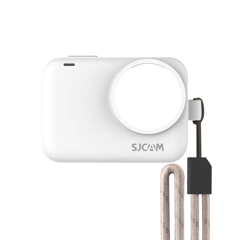 Original Accessories SJCAM Silicone Sleeve+Adjustable Lanyard Protective Case Border Cover for SJ9 /SJ4000X Action Camera Frame image 3