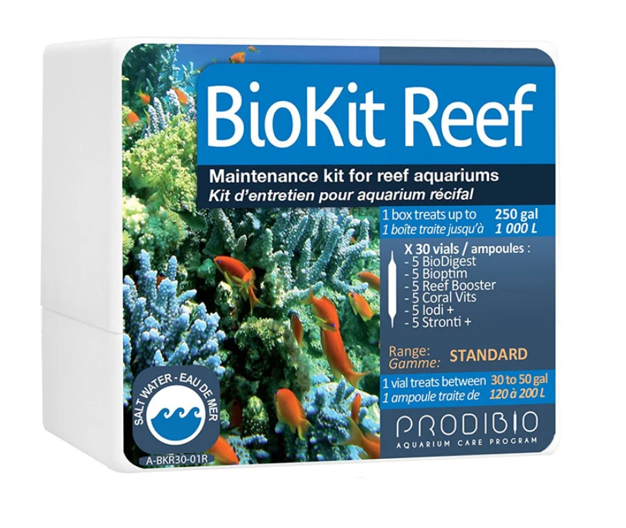 Imagem -04 - Prodibio Biodigest Biotrace Biovert Bioptim Coral Vits Stop Munição Biokit Reef Booster Tudo em Listando