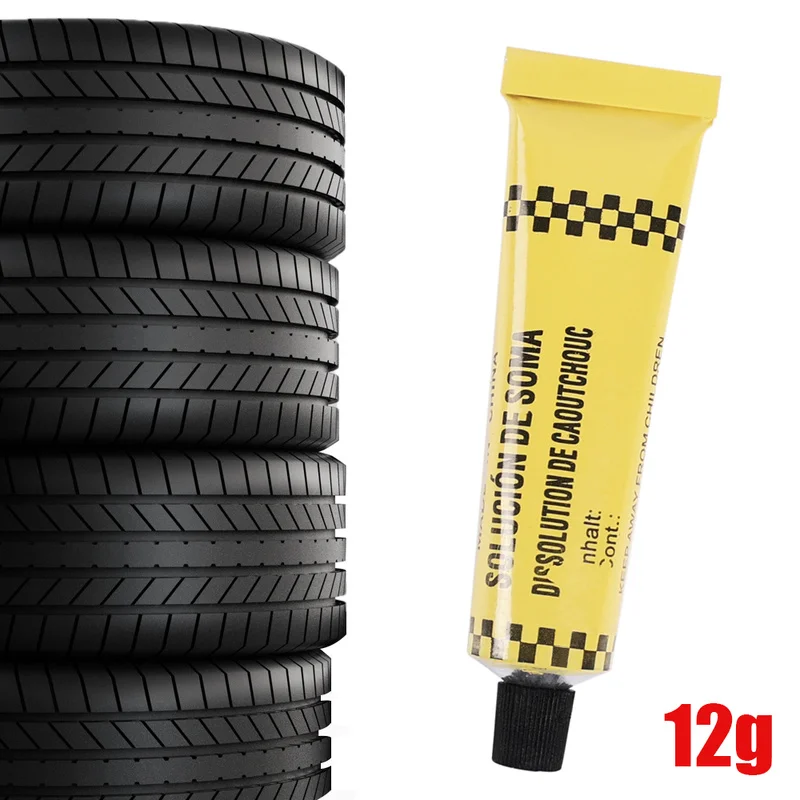 

2/4pcs 12g Motorcycle Bike Tire Patching Glue Universal Inner Tube Puncture Repairing Glue Cement Rubber Repair Tools