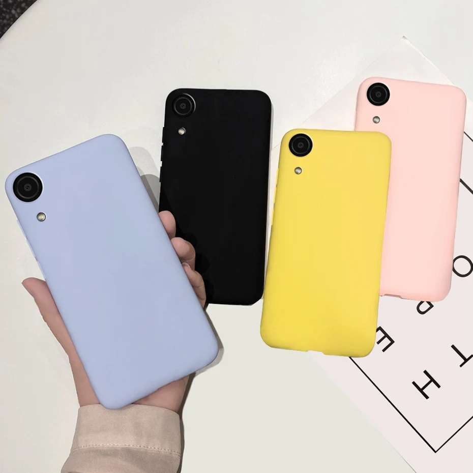 Soft Case For Samsung Galaxy A03 Core Phone Case Matte TPU Plain Color Back Cover For Samsung A03 Core A 03 A03S A032F Funda
