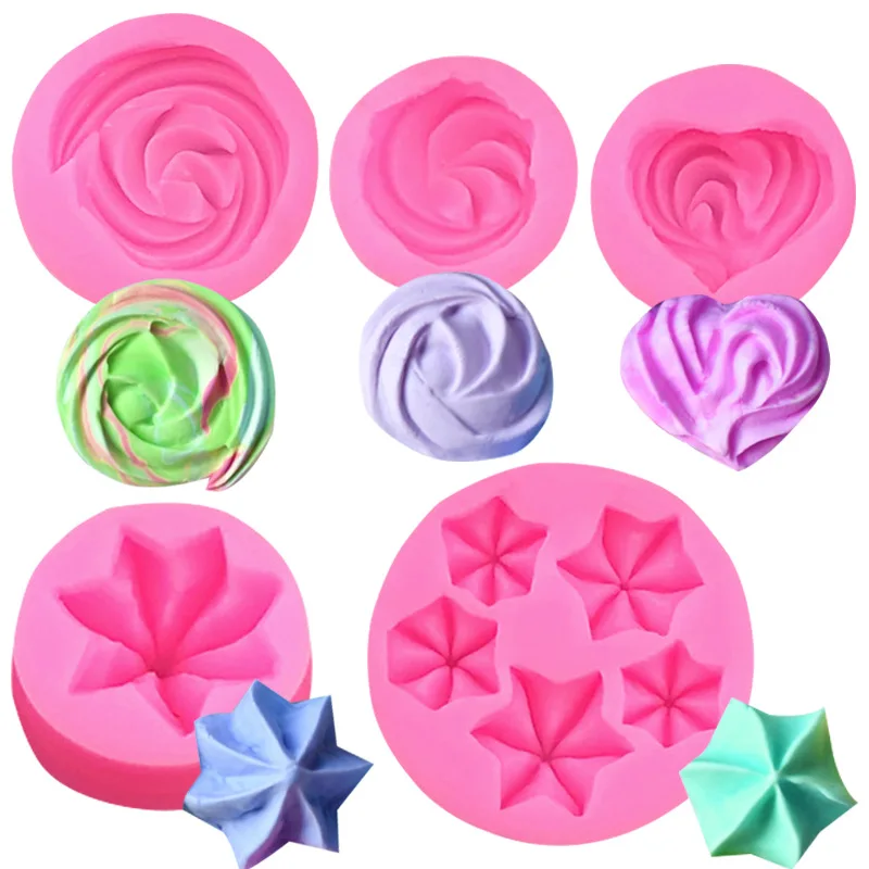 French Meringue Silicone Mold Protein Sugar Cupcake Decor Molds Chocolate Candy Cake Mould Cake Decorating Tool Bakeware