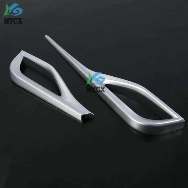 

For Toyota Yaris XP150 2019 2020 For TOYOTA VIOS / YARIS 2019 2PCS ABS Chrome Car Front Side Air Conditioner Vent Outlet Cover T
