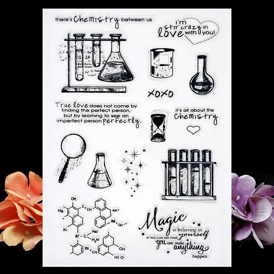 Experiment Equipment Fairy Silicone Clear Stamps For Scrapbooking/New Card Making Sentiment Sweet Stamp 339