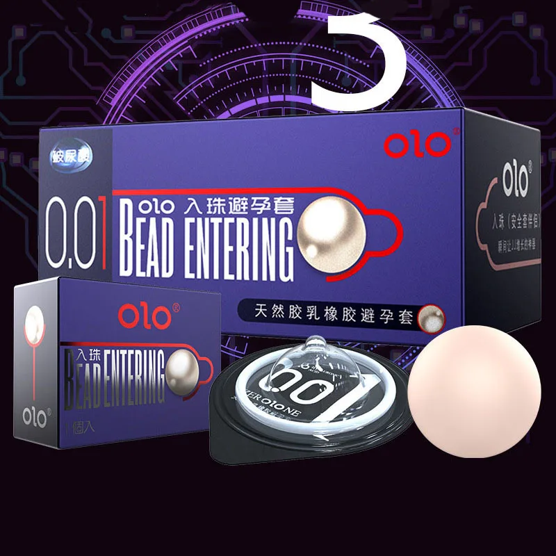 Ultra thin Condom with Big Balls Bead for men delayed ejaculation penis elongation Condoms G Spot stimulator penis sleeve