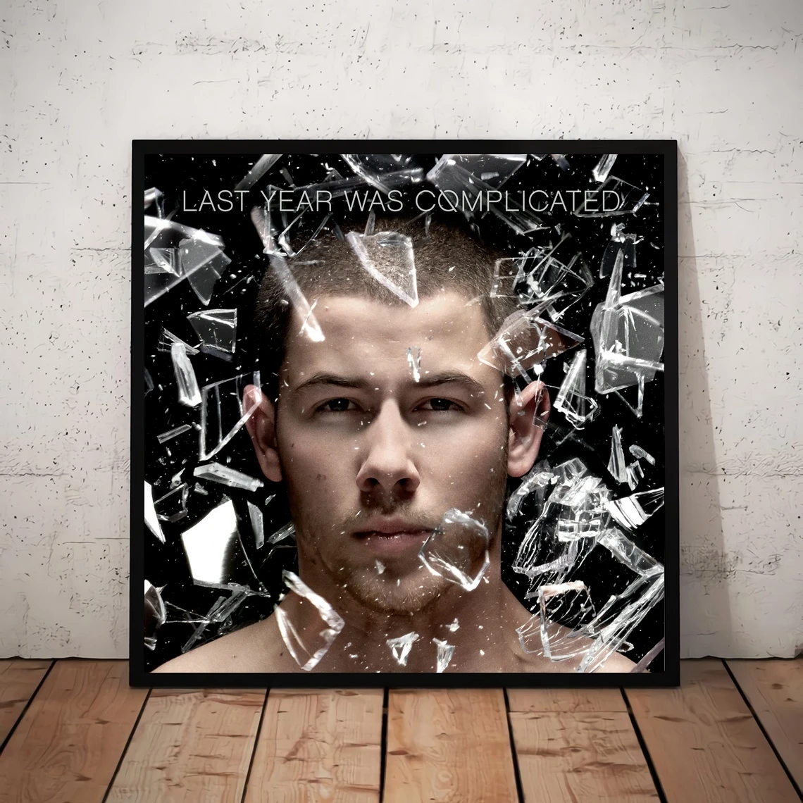 Nick Jonas Last Year Was Complicated Music Album Cover Poster Canvas Art Print Home Decoration Wall Painting (No Frame)