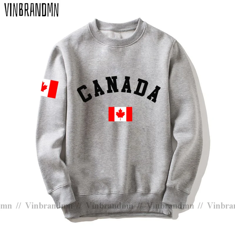 Canada Flag Men Women Sweatshirt Popular High Quality North American Hip Hop Casual Streetwear Hooded Sweatshirt Brand Clothing