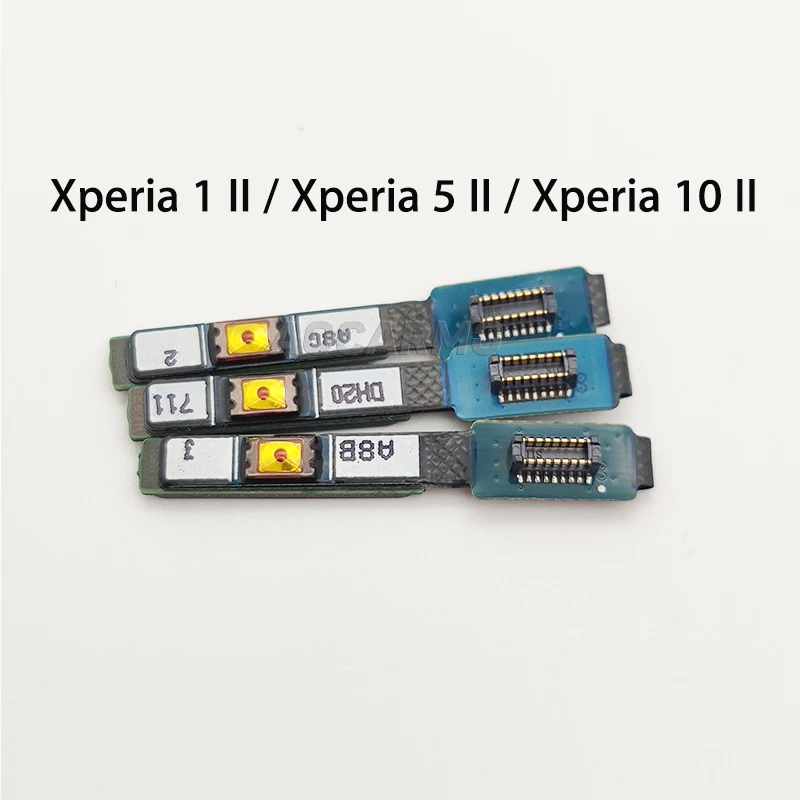 Aocarmo For Sony Xperia 1 II /5 II /10 II X1ii X5ii X10ii Power On/Off Switch Fingerprint Button Touch ID Flex Cable