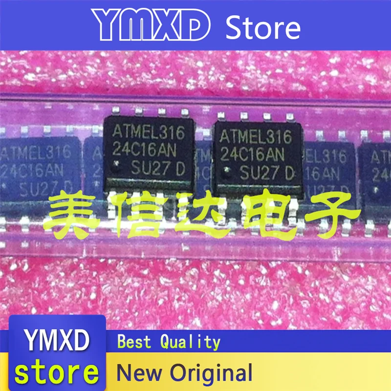 10pcs/lot New Original 24C16AN AT24C16AN memory SOP-8. In Stock