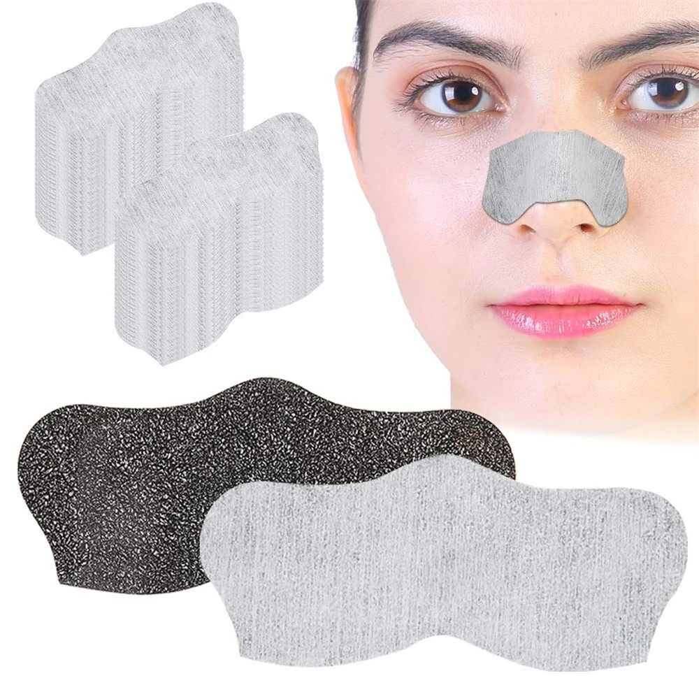 

100Pcs Deep Cleansing Blackhead Pore Strips Facial Blemish Remover Tools For Nose And Face Chin Forehead