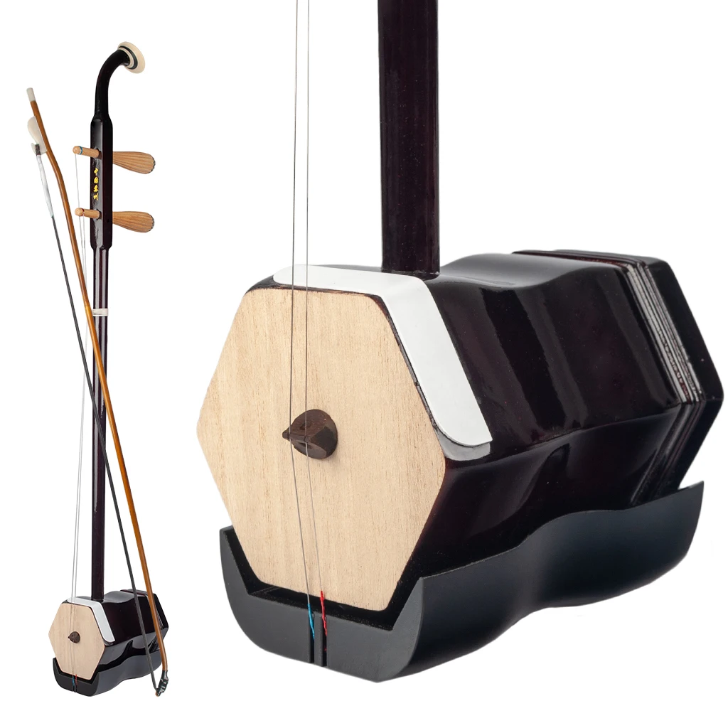 NAOMI Solid Wood Paulownia Panel Erhu 2 Strings Violin Traditional National Instrument W/Strings Rosin Erhu Mute For Entry Level