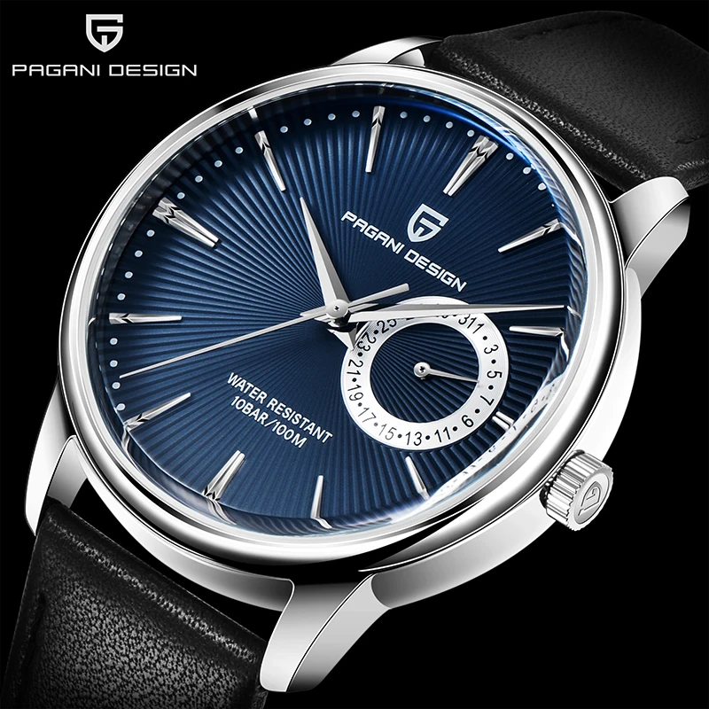 Men Watch PAGANI DESIGN New Top Luxury Brand Business Waterproof Sports Male WristWatch Leather Quartz Watch Relogio Masculino