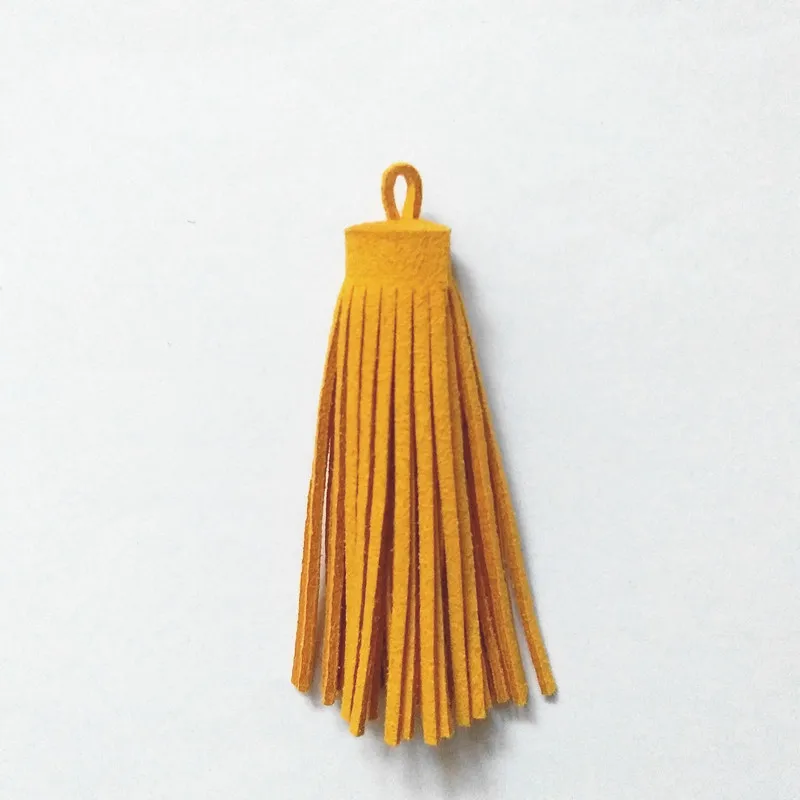 FUYIER New Suede Tassel 18 Colors Big Long Suede Tassel Accessories Charming Pendant For Chain Earrings Bags Phone Curtain