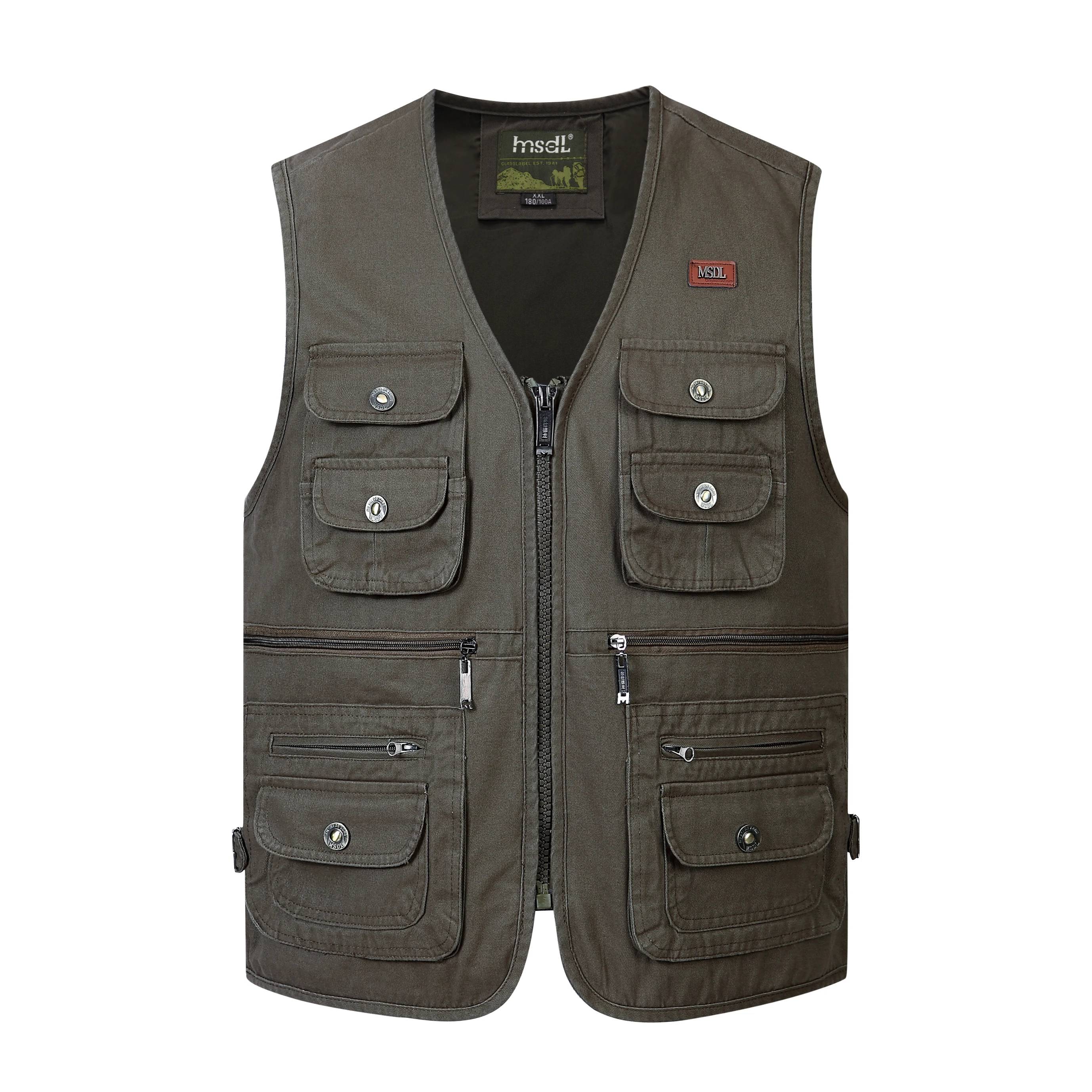 Plus Size S-4XL Tactical Masculine Waistcoat Male Multi Pocket Unloading Sleeveless Vest Photographer Reporter Summer Jacket