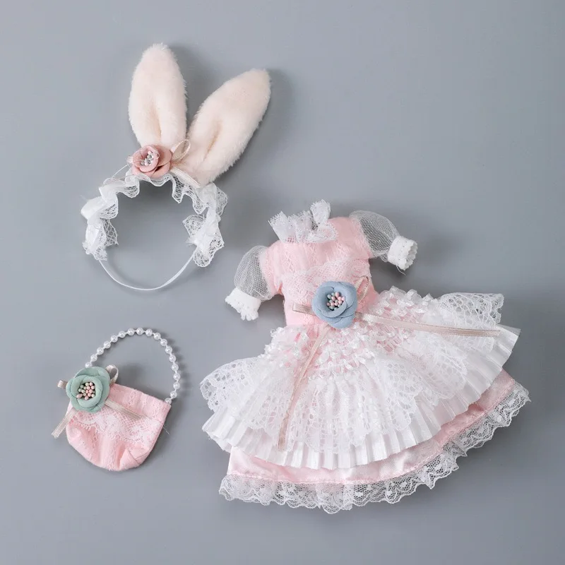 BJD Doll Clothes Accessories Girl Dress Fits 30cm 1/6 BJD Doll DIY Fashion Clothes For Doll Toy Gift