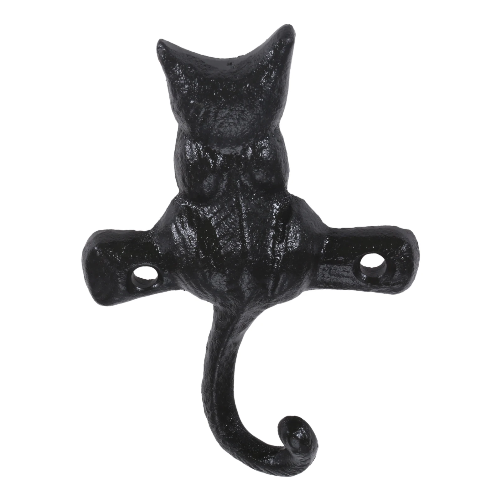 Cast Iron Cat Hook Wall Housekeeper Kitty Hanger Bag/Towel/towel/Coat/Plant Crafted Home Garden Outdoor Decor Bathroom Kitchen