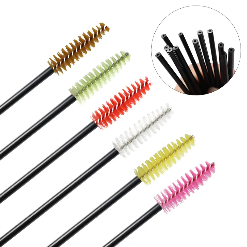 50Pcs Disposable Eyelash Brushes Eyelashes Extension Tools Eyebrow Brush Mascara Wands Applicator Spoolers Eye Lashes Cosmetic