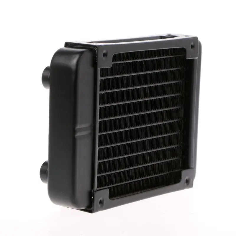 80/120/240/360mm Aluminum Computer Radiator Water Cooler 10 Tube CPU Heat Sink Exchanger M5TB