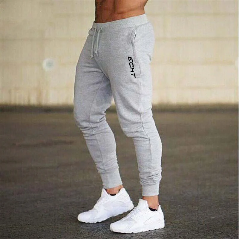 

Men Cotton Jogger Sweatpants Autumn Winter Man Running Workout Training Slim Trousers Male Gym Fitness Bodybuilding Sports Pants