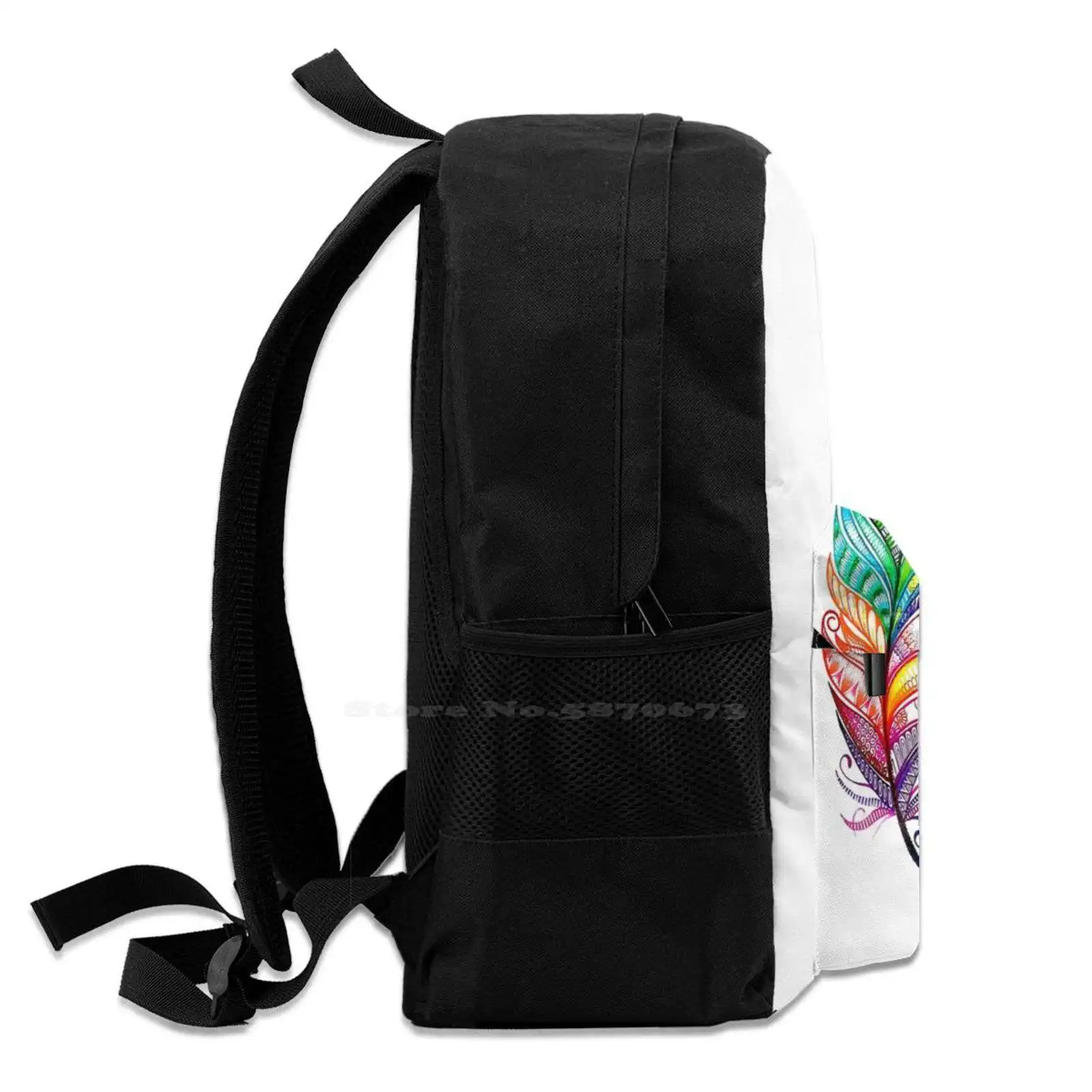 Dragonflies Graphic 3d Print Design Backpack Casual Bag Dragonflies Graphic