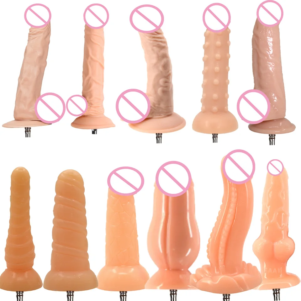 ROUGH BEAST Realistic Big Dildo for Sex Machine Silicone Flesh Dick  Quick Plug/Vac-u-Lock Sex Attachment Adult Masturbation