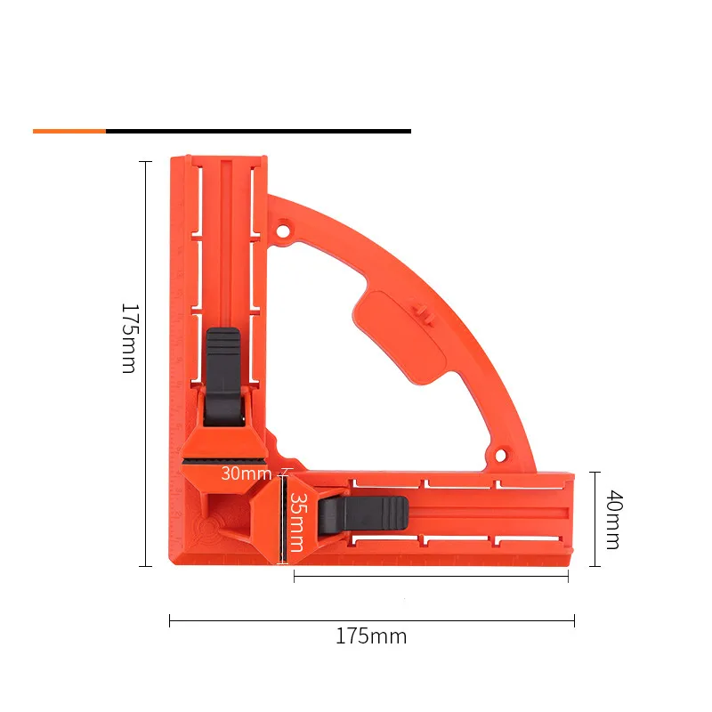 Abrazadera de esquina ajustable rápida, abrazadera de ángulo recto de 90 grados para carpintería, gran herramienta de regalo para padre, bricolaje, herramientas manuales