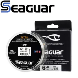 Original SEAGUAR TATSU fishing line 4LB-25LB 100% FLUOROCARBON DSF Competitive level Fishing Lines 200Y/183M