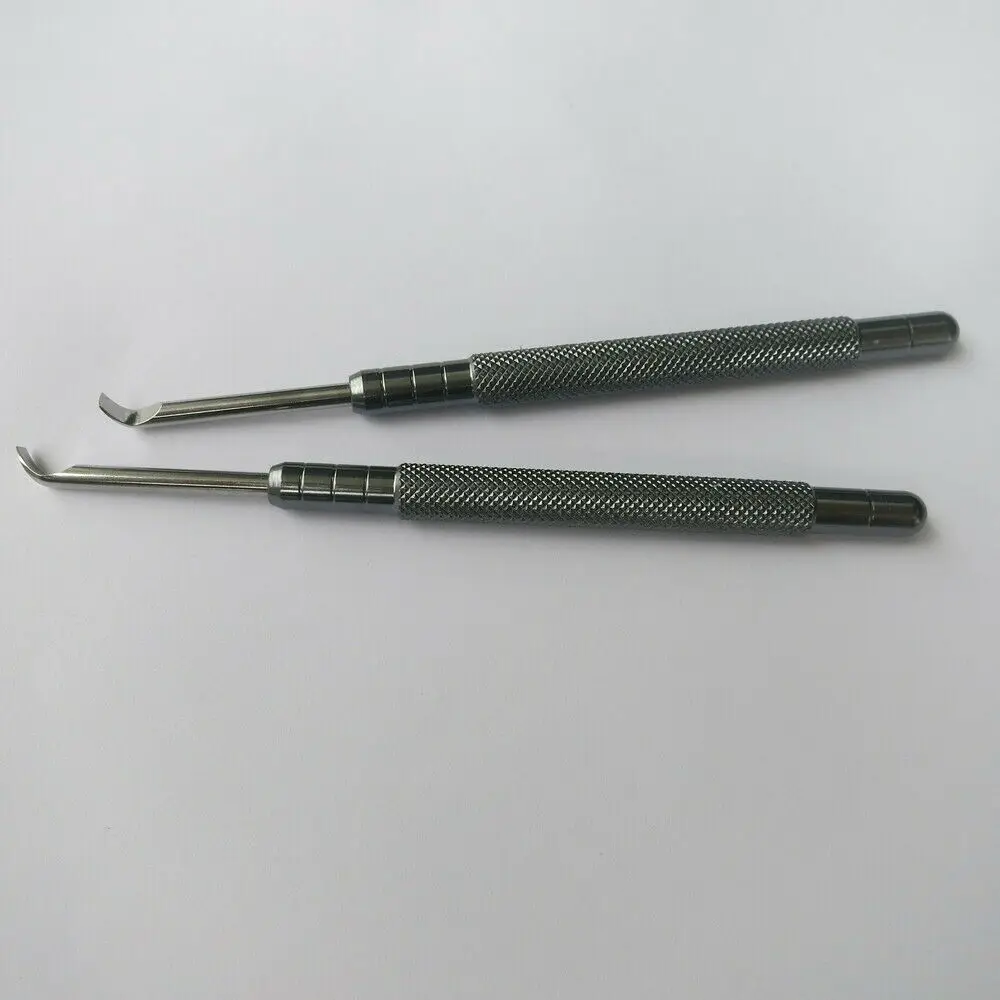 2 pezzi di strumenti di riparazione per orologiaio in metallo strumenti per la rimozione delle mani dell'orologio leve per strumenti delicati con lama piatta 3.5mm di larghezza della lama accessori per orologi