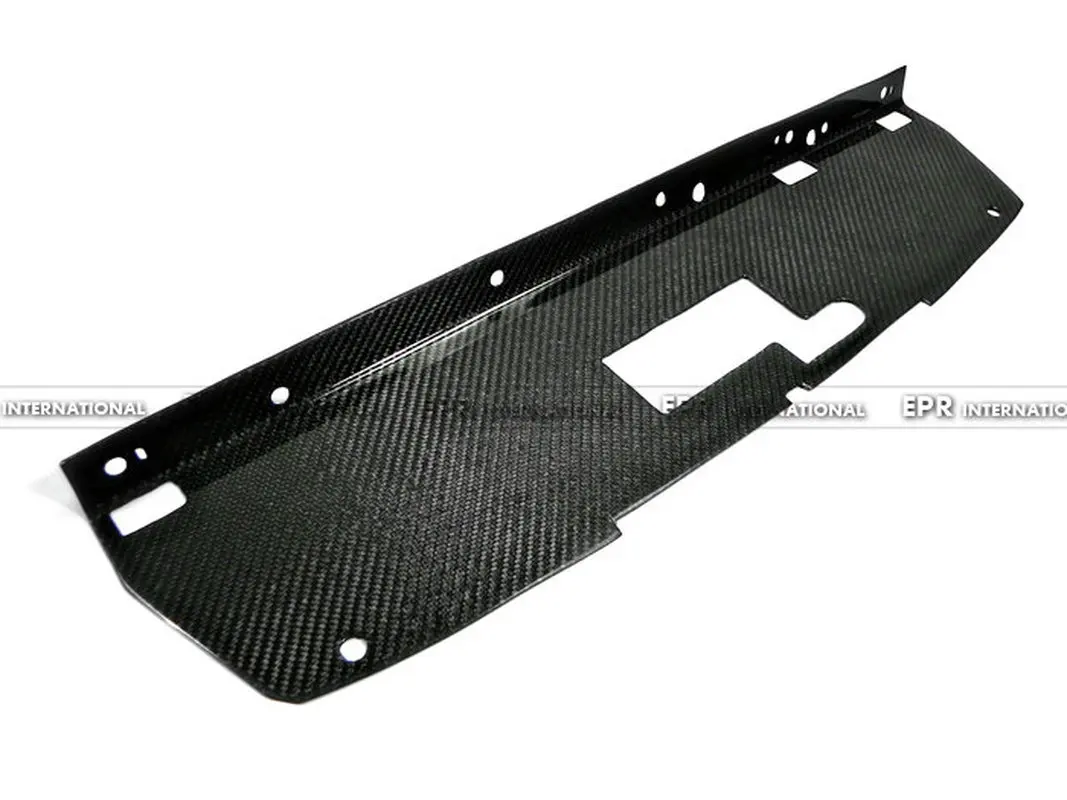 For Nissan R33 Skyline GTR MIN Style Carbon Fiber Black Glossy Finished Cooling Panel Interior Body Car accessories kit