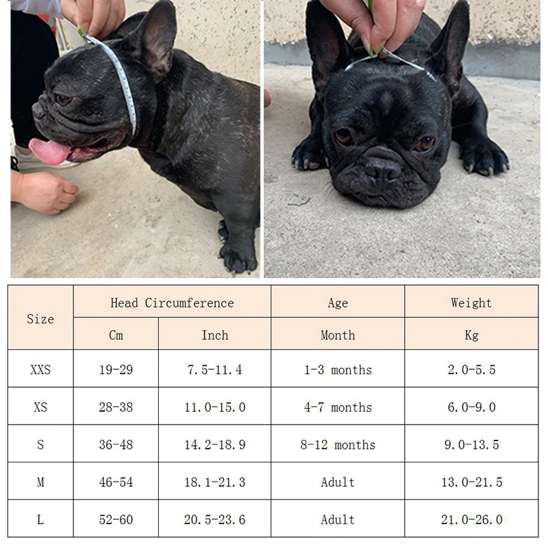 Outdoor Prevent Stealing Biting Dog Muzzle for Dogs Mesh Breathable French Bulldog Pug Face Mask Mascotas Accessories Products