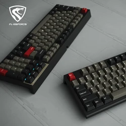 Fl production, full - key kaihua axle seat hot plug, RGB backlight, software - driven game special mechanical keyboard