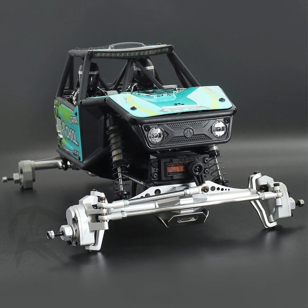 Assale portale anteriore e posteriore in lega di alluminio per 1/10 RC Crawler Car Axial Capra 1.9 illimitato Trail Buggy UTB Currie F9 Upgrade