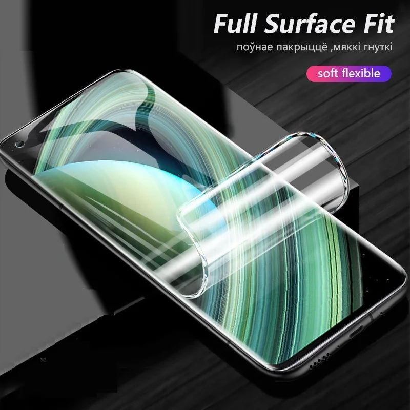 3D Full Cover Full Glue UV Liquid Screen Protector For Meizu 18 Plus Hydrogel Film For Meizu 18 18Plus Protective