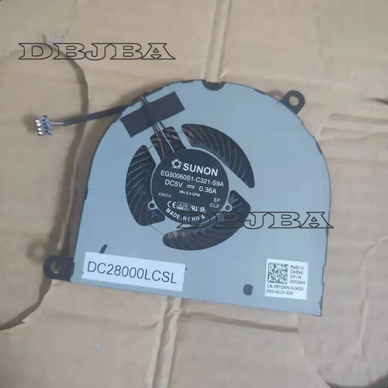 جديد لـ SUNON EG50060S1-C321-S9A K9601H 09YGNW 4-Wire مروحة نفخ التبريد