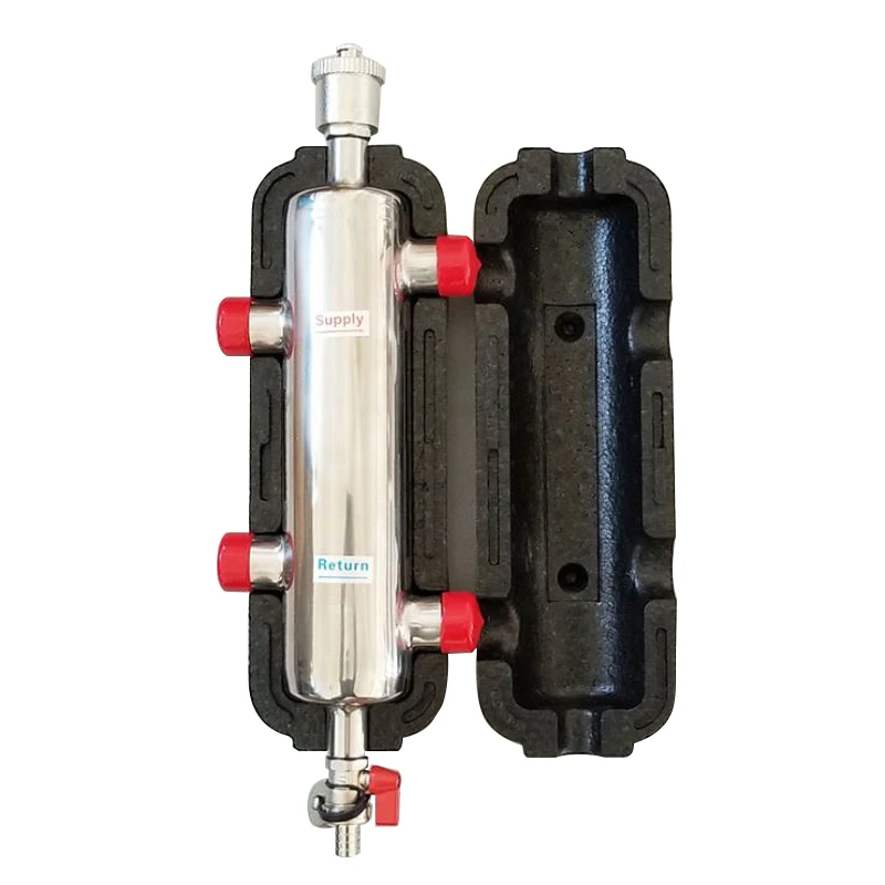 

mixing tank water boiler tank buffer hot water tank for floor heating mixing tank water hydraulic separator tank kits DN25- DN50