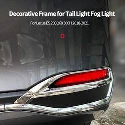 Fog Lamp Cover For Tail Light For Lexus ES 200 260 300H 2018-2025 ABS Rear Tail Fog Trim Exterior Decorative Accessories