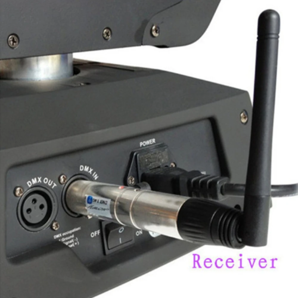 Imagem -06 - Dfi dj Sistema Wireless Receptor ou Transmissor 2.4g para Luz de Led para Palco Dmx512