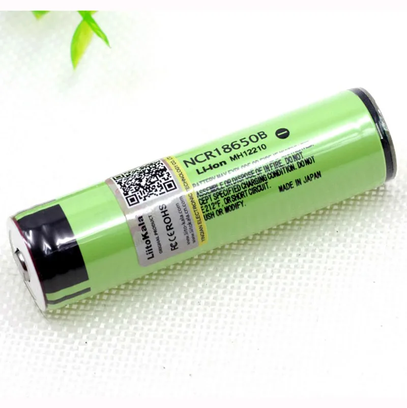 Liitokala New Protected Original Rechargeable battery 18650 NCR18650B 3400mah with PCB 3.7V For Flashlight batteries