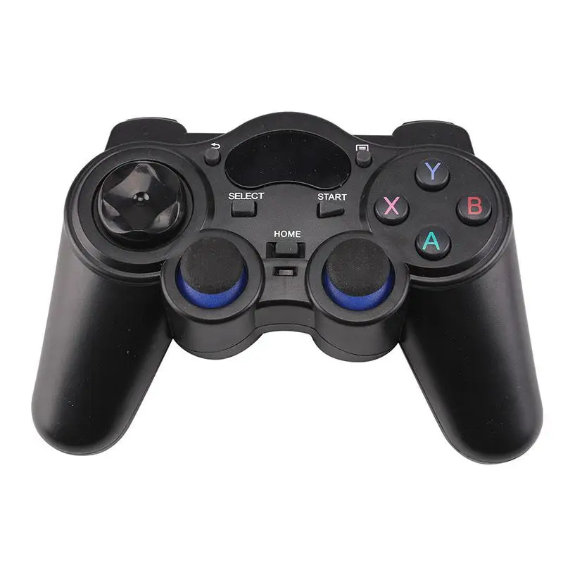 ワイヤレスゲームパッド,2.4 ghz,android tvボックス,pc,ps3用のマイクロusb otgアダプター付きゲームコントローラー